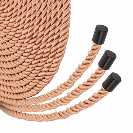 Rosy Gold Rope Set &ndash; Luxe Bondage Touwen (2x 5 m & 1x 10 m)