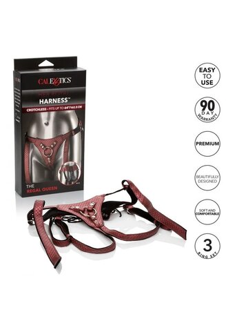 Her Royal Harness &ndash; Luxe Vegan Leren Harness voor Probe Play | Boutique & Clubwear by Victoria