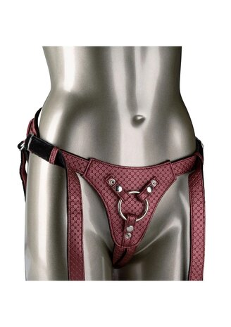 Her Royal Harness &ndash; Luxe Vegan Leren Harness voor Probe Play | Boutique & Clubwear by Victoria