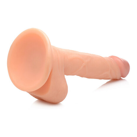 Realistische Dildo 19 cm met Zuignap &ndash; Stevig & Flexibel | Blanke Huidskleur