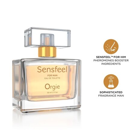 Sensfeel for Man Eau de Toilette 50 ml | Pheromone Booster