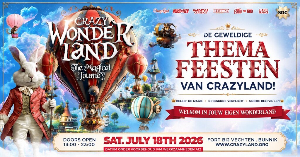 Crazyland Thema Feesten
