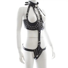 Kunstlederen Harnas voor Dames – Maat L