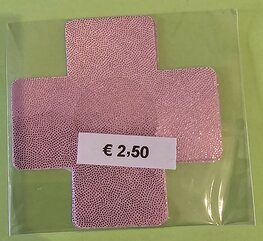 Tepelsticker Licht Roze Kruis Tepelsticker Licht Roze Kruis