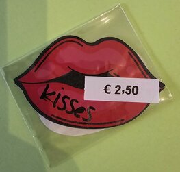 Tepelsticker Kisses Lippen Tepelsticker Kisses Lippen