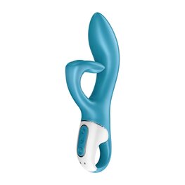 Satisfyer Omarm Mij Konijnen Vibrator Turquoise /  Satisfyer Embrace Me Rabbit Vibrator Turquoise