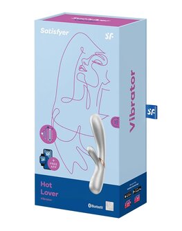 Satisfyer Hot Lover  Heating Vibrator Silver / Satisfyer Hot Lover Heating Vibrator Silver