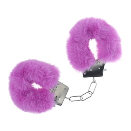 Fluffy Handboeien Paars / Fluffy Handcuffs Purple