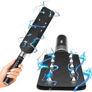 E-Stim Paddle met Spikes – USB Oplaadbare BDSM Paddle voor Elektrische Stimulatie