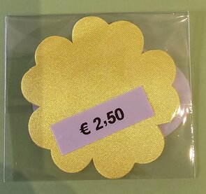 Tepelsticker Gele Bloem