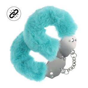 Stevige zachte handboeien Blauw