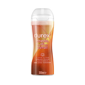 Durex Play Massage 2-in-1 Sensual Massagegel & Glijmiddel 200 ml – Ylang Ylang, Waterbasis