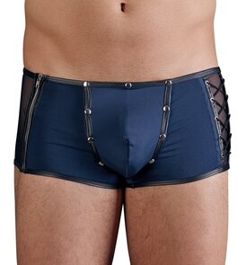 Trendy Microvezel Herenbroek met Rits, Veters & Afneembare Buidel NEK