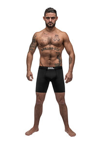 Black Nite Long Short Heren Compressieshort met Support Pouch - Male Power