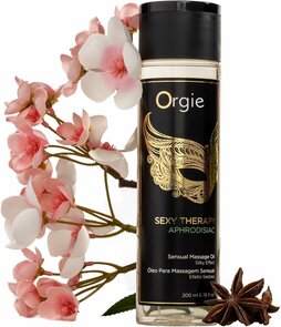 Orgie Sexy Therapy Aphrodisiac Massage Oil 200 ml – Luxe Sensuele Massageolie met Vanille & Ceder